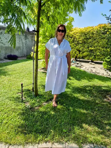 Dámske šaty a blúzky šité na mieru — MŠ Fashion, Kvetoslavov (32)